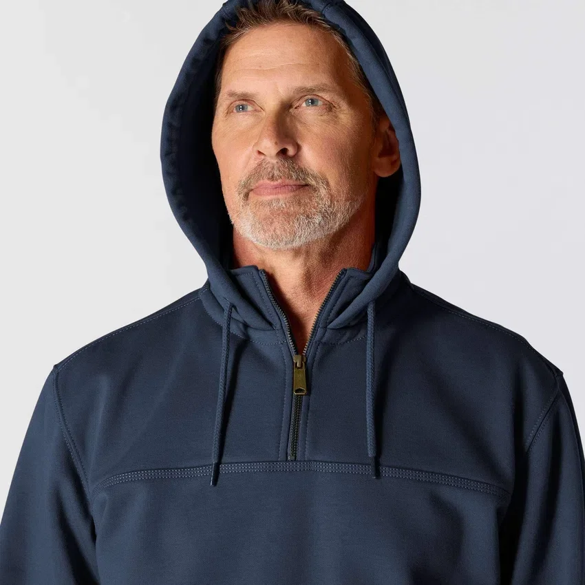 Erkek Paxton Su İtici Ağır Çekirdekli Çeyrek Fermuarlı Kapüşonlu Sweatshirt - carhartt Rain Defender Kapüşonlu sweatshirtler