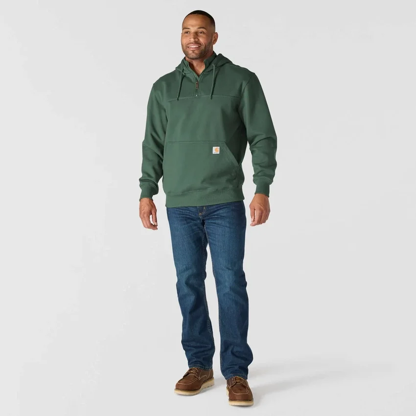 Erkek Paxton Su İtici Ağır Çekirdekli Çeyrek Fermuarlı Kapüşonlu Sweatshirt - carhartt Rain Defender Kapüşonlu sweatshirtler