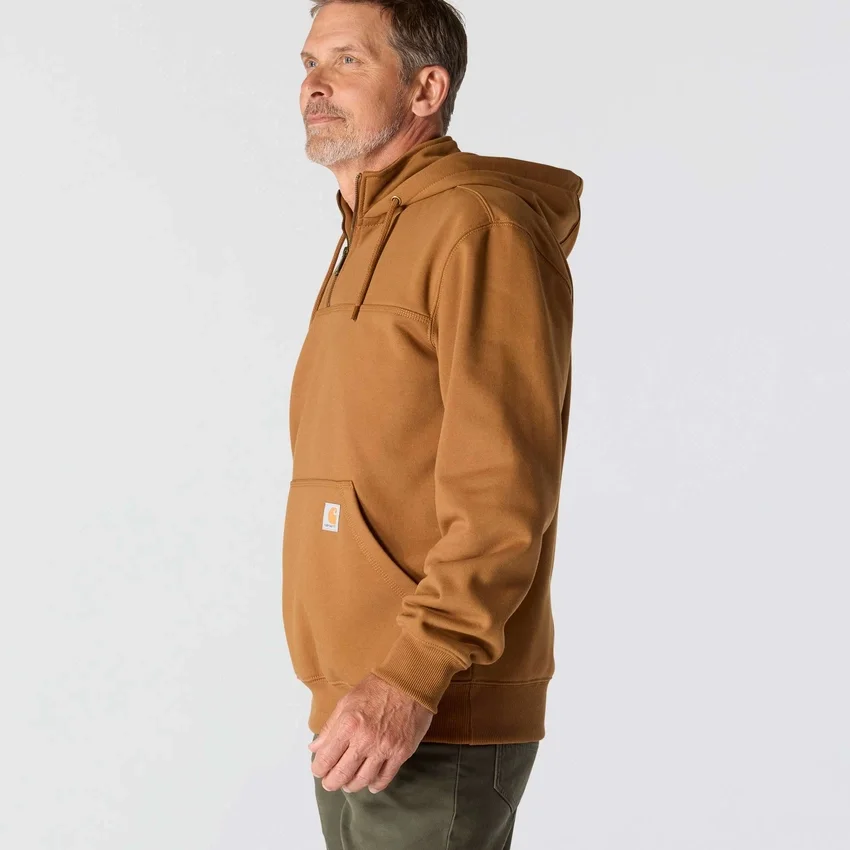 Erkek Paxton Su İtici Ağır Çekirdekli Çeyrek Fermuarlı Kapüşonlu Sweatshirt - carhartt Rain Defender Kapüşonlu sweatshirtler