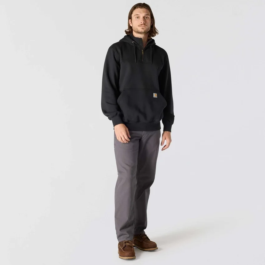 Erkek Paxton Su İtici Ağır Çekirdekli Çeyrek Fermuarlı Kapüşonlu Sweatshirt - carhartt Rain Defender Kapüşonlu sweatshirtler