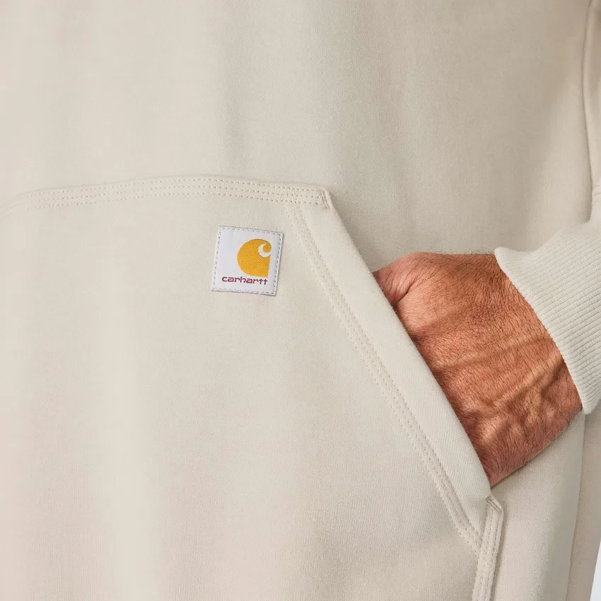 Erkek Paxton Su İtici Ağır Çekirdekli Çeyrek Fermuarlı Kapüşonlu Sweatshirt - carhartt Rain Defender Kapüşonlu sweatshirtler