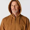 Erkek Paxton Su İtici Ağır Çekirdekli Çeyrek Fermuarlı Kapüşonlu Sweatshirt - carhartt Rain Defender Kapüşonlu sweatshirtler