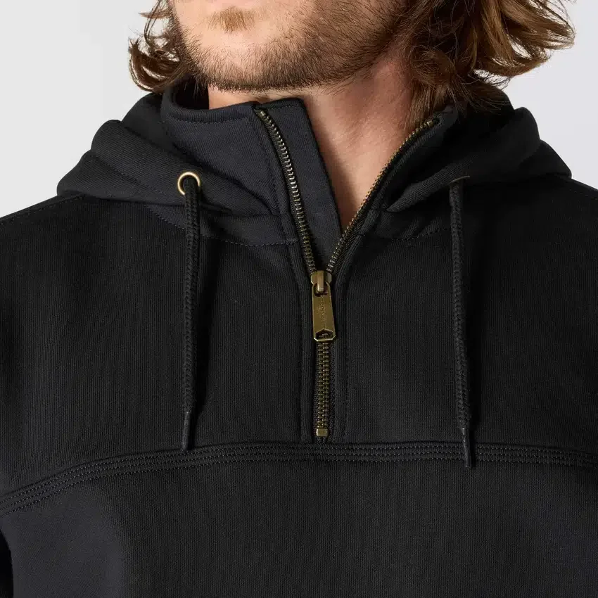 Erkek Paxton Su İtici Ağır Çekirdekli Çeyrek Fermuarlı Kapüşonlu Sweatshirt - carhartt Rain Defender Kapüşonlu sweatshirtler