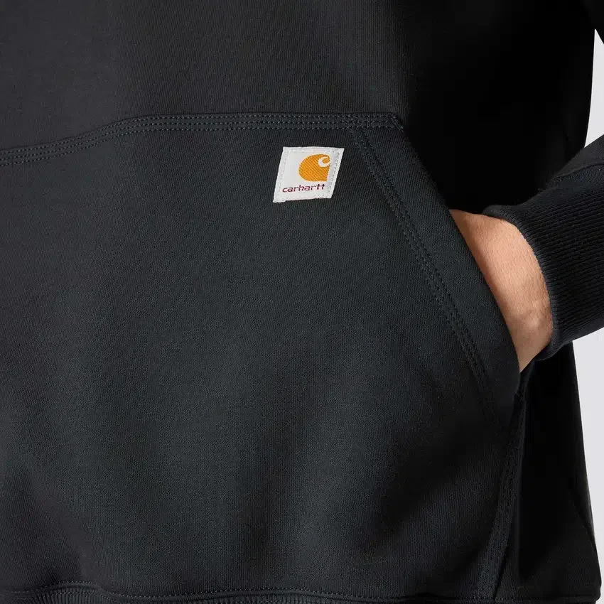 Erkek Paxton Su İtici Ağır Çekirdekli Çeyrek Fermuarlı Kapüşonlu Sweatshirt - carhartt Rain Defender Kapüşonlu sweatshirtler
