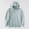 Erkek Paxton Su İtici Ağır Çekirdekli Çeyrek Fermuarlı Kapüşonlu Sweatshirt - carhartt Rain Defender Kapüşonlu sweatshirtler