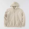 Erkek Paxton Su İtici Ağır Çekirdekli Çeyrek Fermuarlı Kapüşonlu Sweatshirt - carhartt Rain Defender Kapüşonlu sweatshirtler