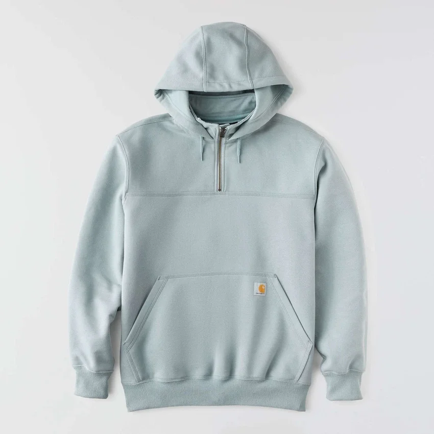 Erkek Paxton Su İtici Ağır Çekirdekli Çeyrek Fermuarlı Kapüşonlu Sweatshirt - carhartt Rain Defender Kapüşonlu sweatshirtler