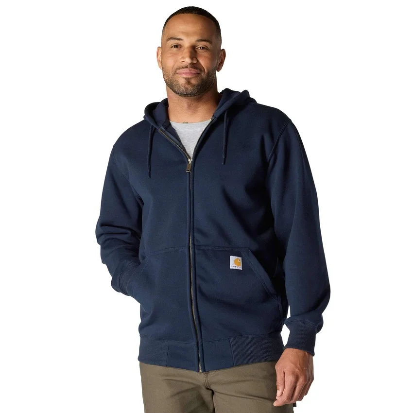 Erkek Paxton Su İtici Ağır Kaliteli Tam Fermuarlı Kapüşonlu Sweatshirt - carhartt Rain Defender Kapüşonlu sweatshirtler
