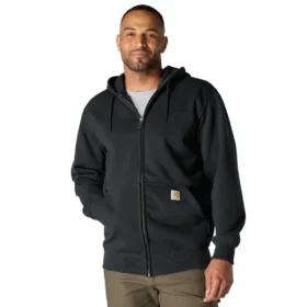 Erkek Paxton Su İtici Ağır Kaliteli Tam Fermuarlı Kapüşonlu Sweatshirt - carhartt Rain Defender Kapüşonlu sweatshirtler
