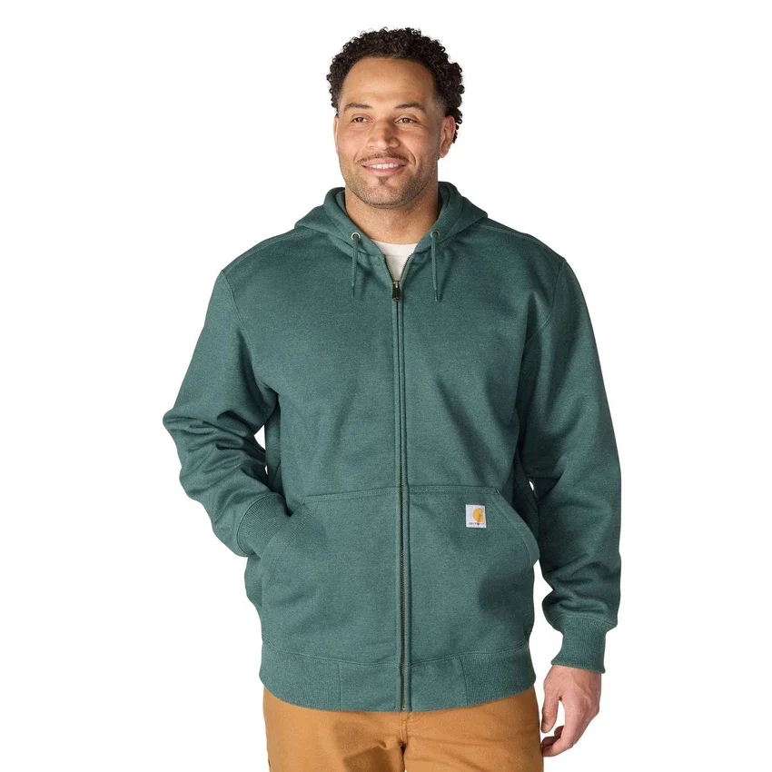 Erkek Paxton Su İtici Ağır Kaliteli Tam Fermuarlı Kapüşonlu Sweatshirt - carhartt Rain Defender Kapüşonlu sweatshirtler