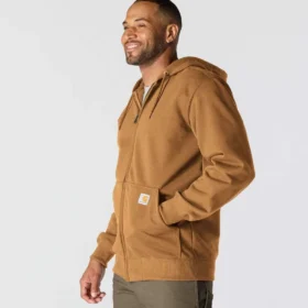 Erkek Paxton Su İtici Ağır Kaliteli Tam Fermuarlı Kapüşonlu Sweatshirt – carhartt Rain Defender Kapüşonlu sweatshirtler