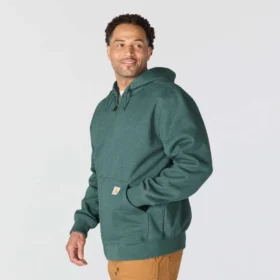 Erkek Paxton Su İtici Ağır Kaliteli Tam Fermuarlı Kapüşonlu Sweatshirt – carhartt Rain Defender Kapüşonlu sweatshirtler