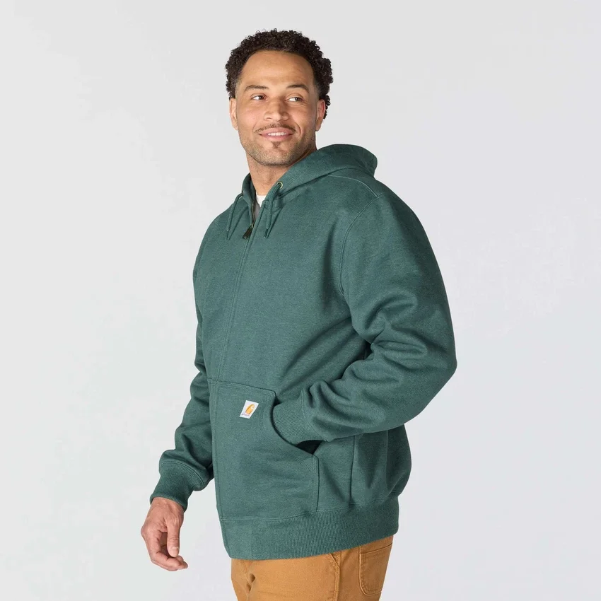 Erkek Paxton Su İtici Ağır Kaliteli Tam Fermuarlı Kapüşonlu Sweatshirt - carhartt Rain Defender Kapüşonlu sweatshirtler