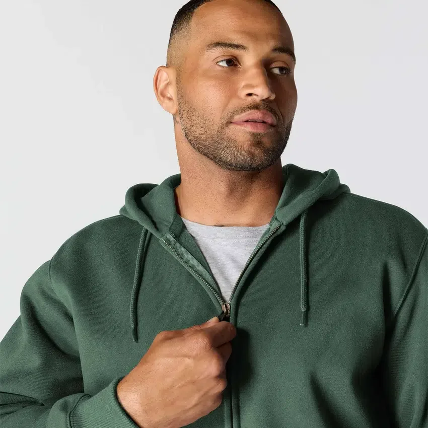 Erkek Paxton Su İtici Ağır Kaliteli Tam Fermuarlı Kapüşonlu Sweatshirt - carhartt Rain Defender Kapüşonlu sweatshirtler