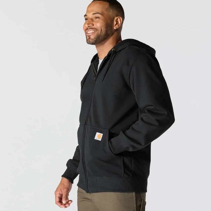 Erkek Paxton Su İtici Ağır Kaliteli Tam Fermuarlı Kapüşonlu Sweatshirt - carhartt Rain Defender Kapüşonlu sweatshirtler