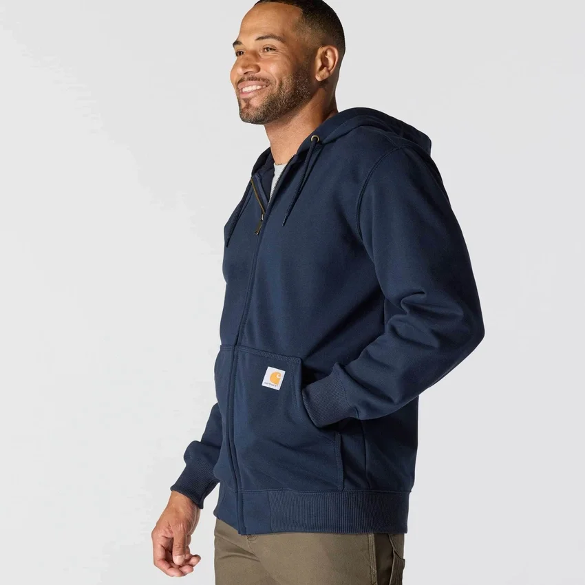 Erkek Paxton Su İtici Ağır Kaliteli Tam Fermuarlı Kapüşonlu Sweatshirt - carhartt Rain Defender Kapüşonlu sweatshirtler
