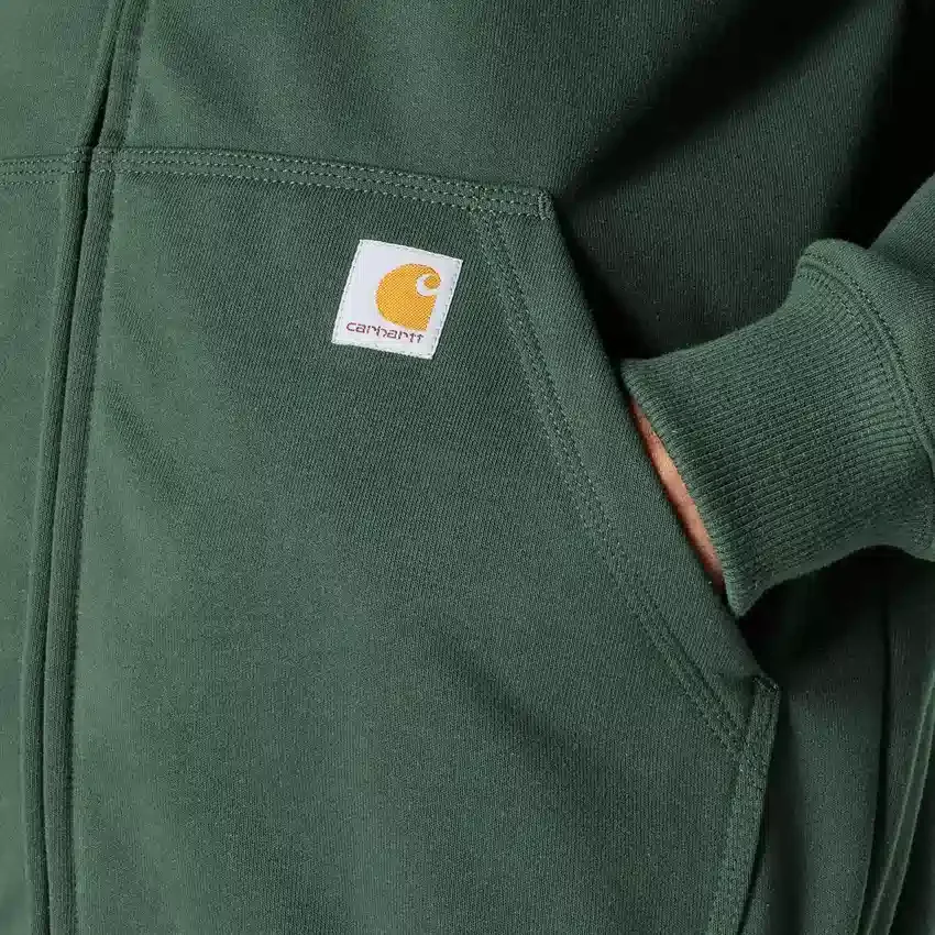Erkek Paxton Su İtici Ağır Kaliteli Tam Fermuarlı Kapüşonlu Sweatshirt - carhartt Rain Defender Kapüşonlu sweatshirtler