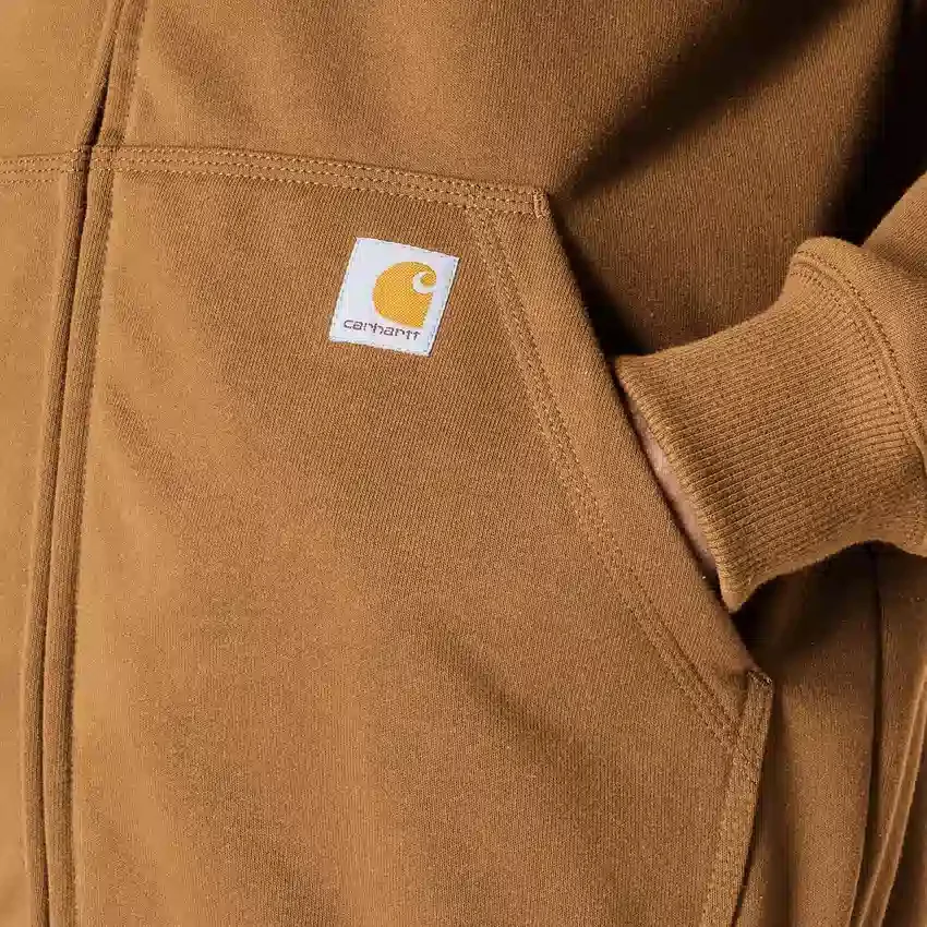 Erkek Paxton Su İtici Ağır Kaliteli Tam Fermuarlı Kapüşonlu Sweatshirt - carhartt Rain Defender Kapüşonlu sweatshirtler