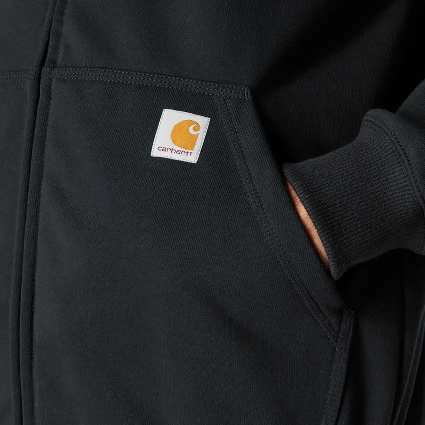 Erkek Paxton Su İtici Ağır Kaliteli Tam Fermuarlı Kapüşonlu Sweatshirt - carhartt Rain Defender Kapüşonlu sweatshirtler