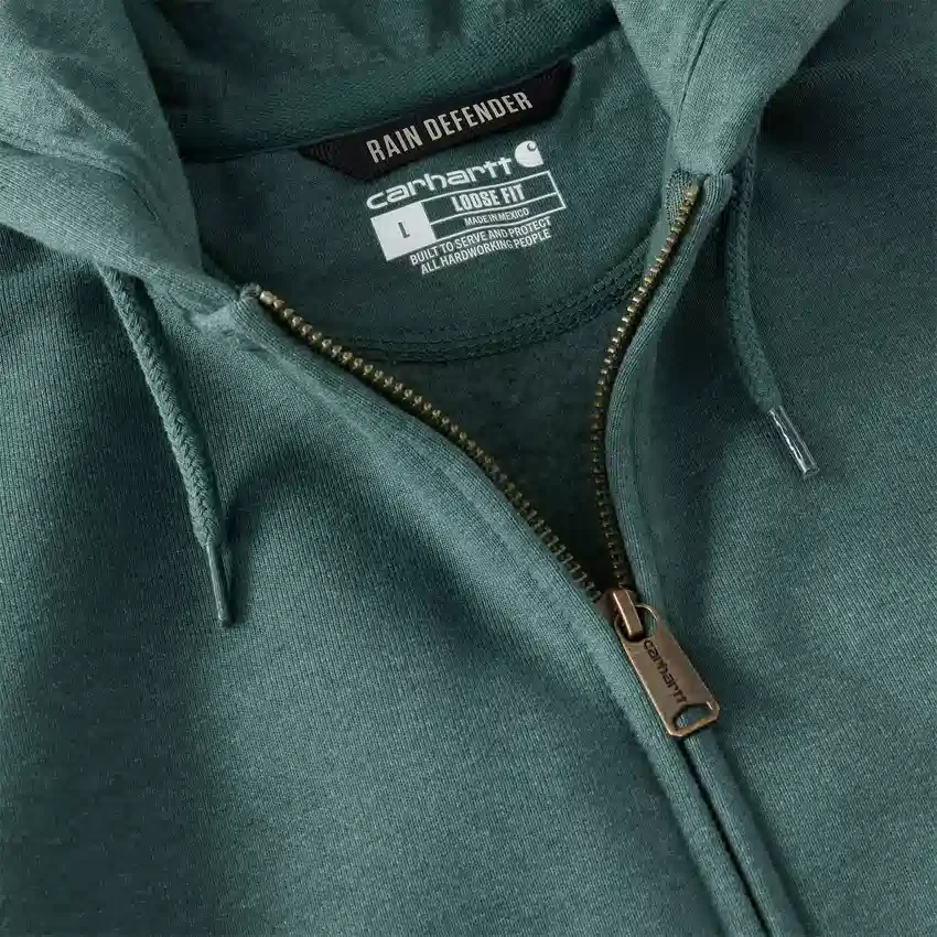 Erkek Paxton Su İtici Ağır Kaliteli Tam Fermuarlı Kapüşonlu Sweatshirt - carhartt Rain Defender Kapüşonlu sweatshirtler