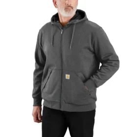 Erkek Paxton Su İtici, Termal Astarlı Tam Fermuarlı Kapüşonlu Sweatshirt - carhartt Rain Defender Kapüşonlu sweatshirtler