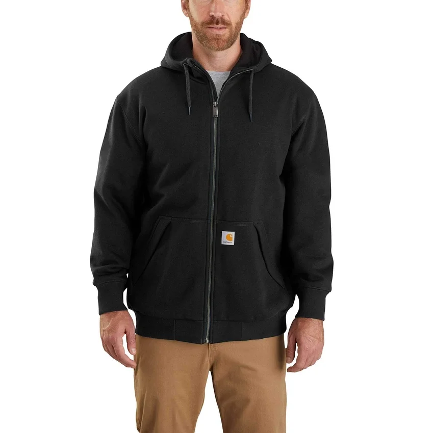 Erkek Paxton Su İtici, Termal Astarlı Tam Fermuarlı Kapüşonlu Sweatshirt - carhartt Rain Defender Kapüşonlu sweatshirtler
