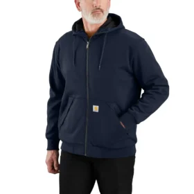 Erkek Paxton Su İtici, Termal Astarlı Tam Fermuarlı Kapüşonlu Sweatshirt - carhartt Rain Defender Kapüşonlu sweatshirtler