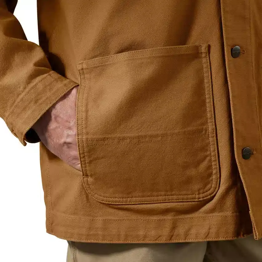 Erkek Rugged Flex Bol Kesim Esnek Pamuklu Duck Chore Coat