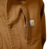 Erkek Rugged Flex Bol Kesim Esnek Pamuklu Duck Chore Coat