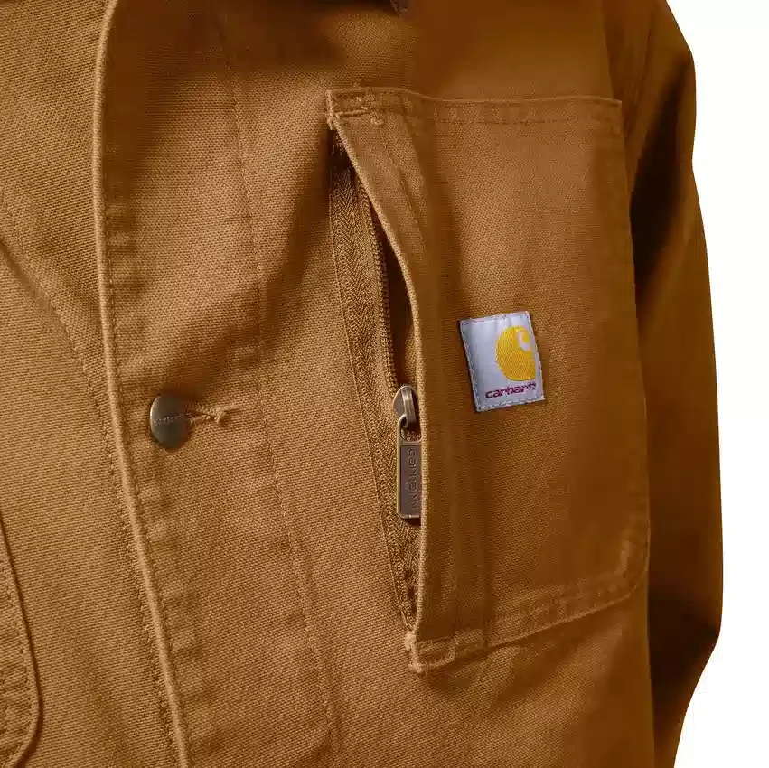 Erkek Rugged Flex Bol Kesim Esnek Pamuklu Duck Chore Coat
