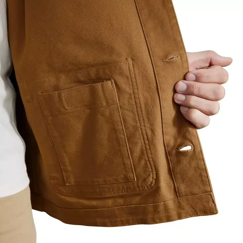 Erkek Rugged Flex Bol Kesim Esnek Pamuklu Duck Chore Coat