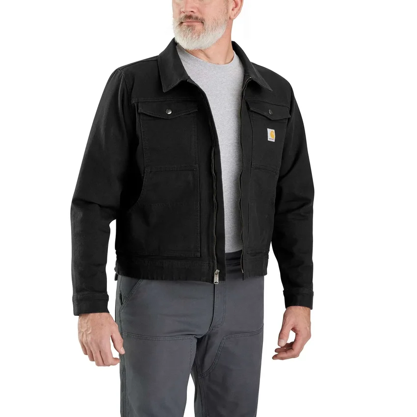 Erkek Rugged Flex Gevşek Kesim Duck Canvas Berwick Ceket