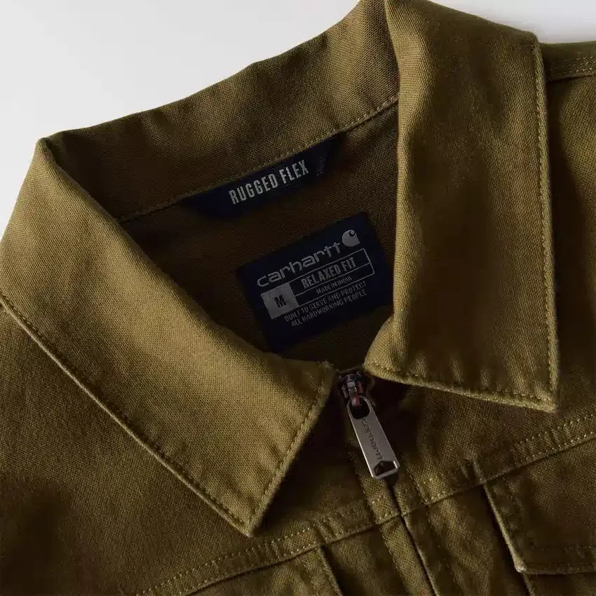 Erkek Rugged Flex Gevşek Kesim Duck Canvas Berwick Ceket
