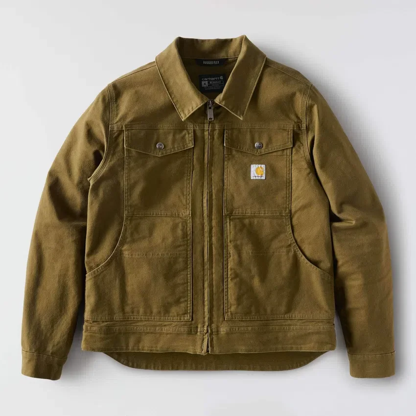 Erkek Rugged Flex Gevşek Kesim Duck Canvas Berwick Ceket