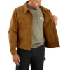 Erkek Rugged Flex Gevşek Kesim Duck Canvas Berwick Ceket