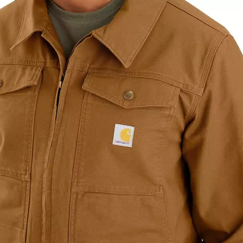 Erkek Rugged Flex Gevşek Kesim Duck Canvas Berwick Ceket
