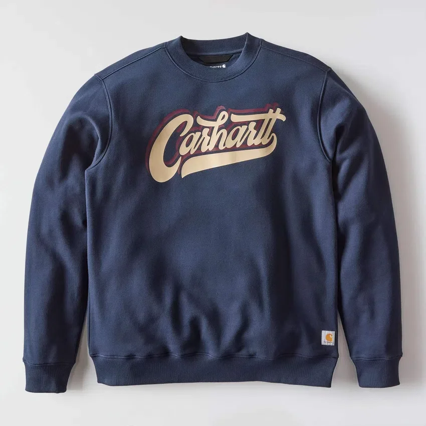 Erkek Sawyer Grafik Yazılı Bisiklet Yaka Sweatshirt