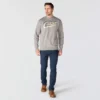 Erkek Sawyer Grafik Yazılı Bisiklet Yaka Sweatshirt