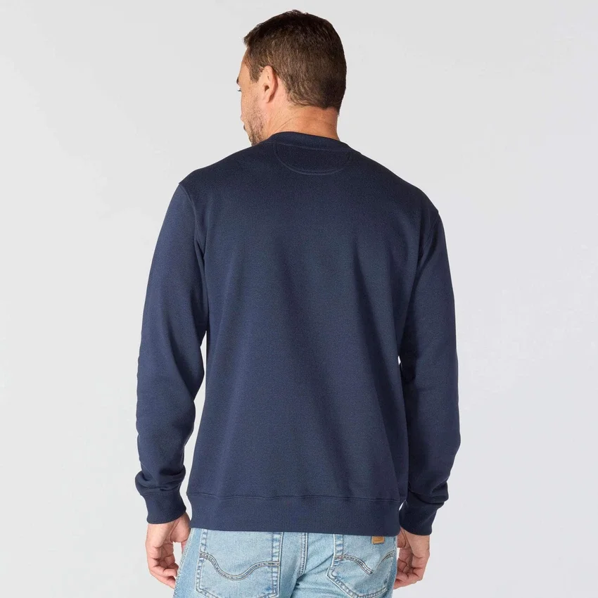 Erkek Sawyer Grafik Yazılı Bisiklet Yaka Sweatshirt