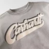 Erkek Sawyer Grafik Yazılı Bisiklet Yaka Sweatshirt
