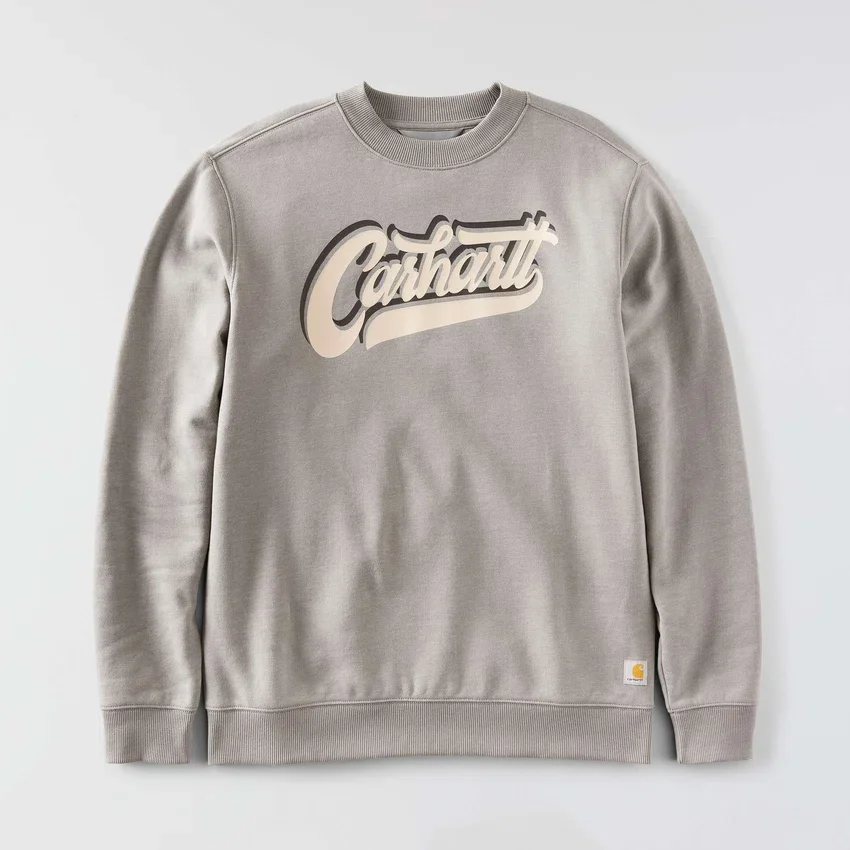 Erkek Sawyer Grafik Yazılı Bisiklet Yaka Sweatshirt