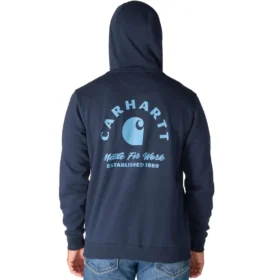 Erkek Sawyer İş Temalı Grafik Kapüşonlu Sweatshirt