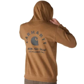 Erkek Sawyer İş Temalı Grafik Kapüşonlu Sweatshirt