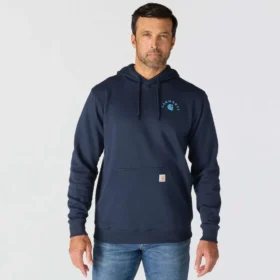 Erkek Sawyer İş Temalı Grafik Kapüşonlu Sweatshirt