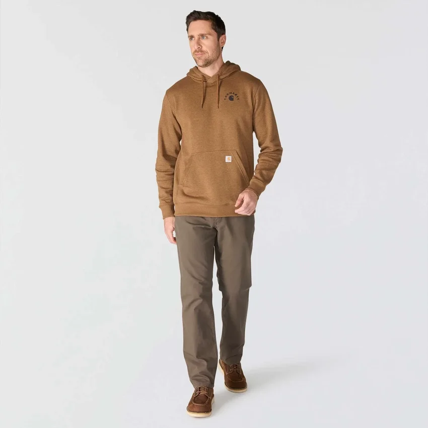 Erkek Sawyer İş Temalı Grafik Kapüşonlu Sweatshirt