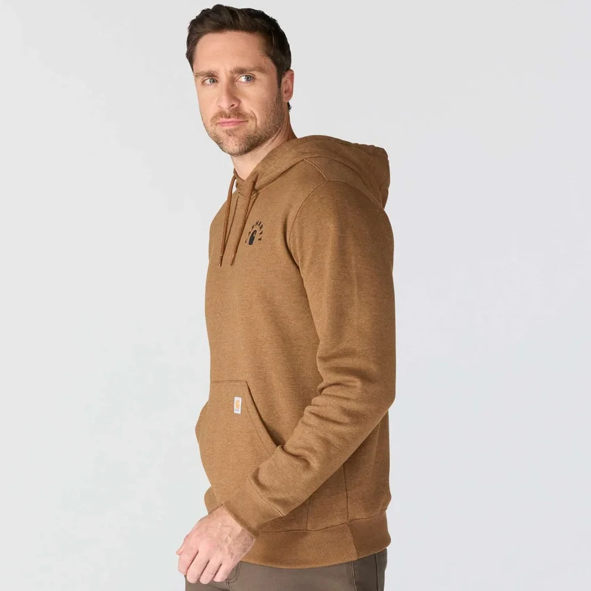 Erkek Sawyer İş Temalı Grafik Kapüşonlu Sweatshirt