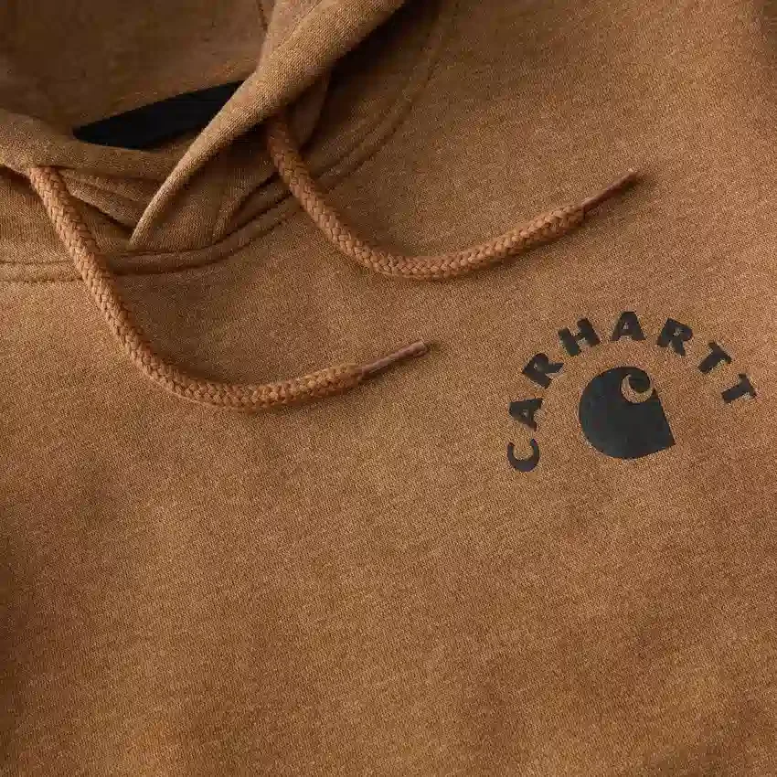 Erkek Sawyer İş Temalı Grafik Kapüşonlu Sweatshirt