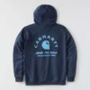 Erkek Sawyer İş Temalı Grafik Kapüşonlu Sweatshirt
