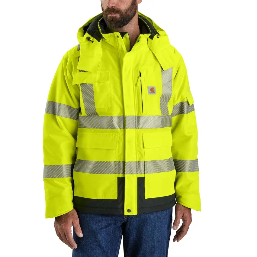Erkek Sherwood Yüksek Görünürlük Sınıf 3 Yalıtımlı Yağmurluk: Rain Defender Ceket