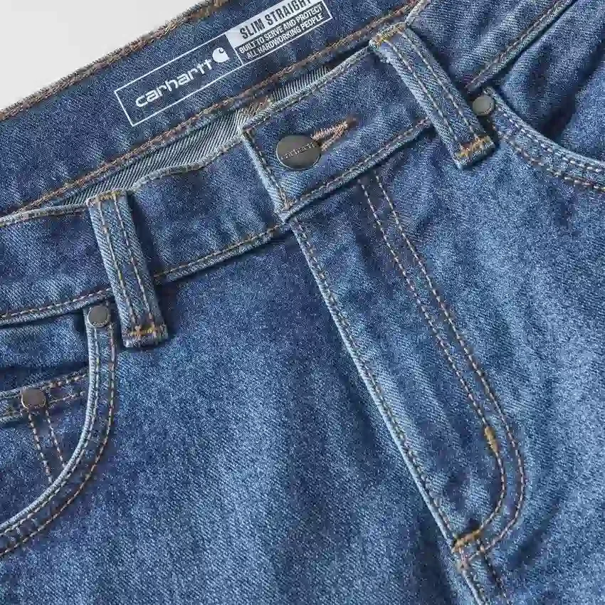 Erkek Slim Straight Rugged Flex İş Kotu